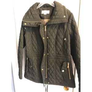 mk olive green jacket
